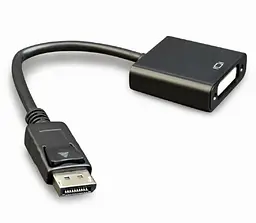 Перехідник Cablexpert A-DPM-DVIF-002, DisplayPort-DVI, 0.1м, черний (A-DPM-DVIF-002) - мініатюра 2