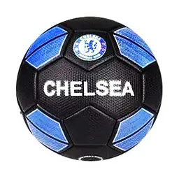 Футбольний м’яч Chelsea  №5 для гри на вулиці синьо-чорний