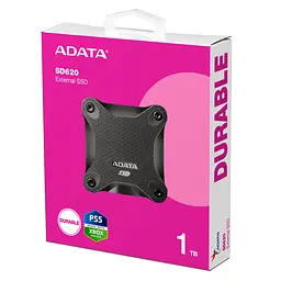 Портативний SSD ADATA SD620 1TB USB 3.2 520/460Mb/s Black (SD620-1TCBK) - мініатюра 2