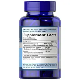 Підтримка колагену Puritan's Pride Ultra Woman Collagen Support with Hyaluronic Acid з гіалуроновою кислотою 90 капсул - мініатюра 2
