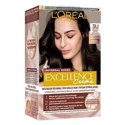 Стійка крем-фарба для волосся L'Oreal Paris Excellence Crème Universal Nudes 3U Універсальний темно-каштановий 192 мл