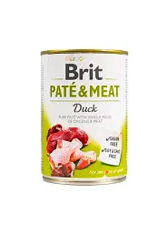 Вологий корм з качкою Brit Pate & Meat Duck консерва для собак 400 г