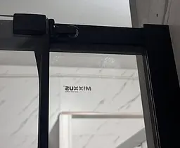 Душова кабіна без піддону Mixxus Premium Quadro SC01-120x80x195-Tr прозоре скло 6мм black MI8293, Чорний, прозорий, чорний - мініатюра 9