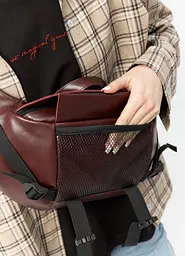 Велика жіноча поясна сумка бананка Sambag DynamicDart марсала 38 × 21 × 7 см (80411120) - мініатюра 8
