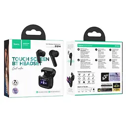 Бездротові навушники HOCO EQ14 Bluetooth 5.4 500 mAh Чорні - мініатюра 8