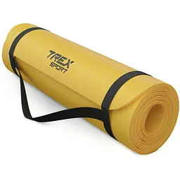 Коврик для йоги Trex Sport TX-018NGM NBR 1см 180х60 жовтий