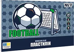 Пластилін "Yes" Football 24 кольор. 480гр. №540716