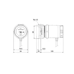 Циркуляційний насос Grundfos Comfort 15-14 BA PM (97916757) - мініатюра 4