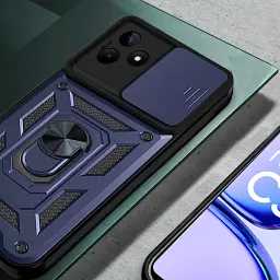 Панель BeCover Military для Realme C53 Blue (710702) - мініатюра 4