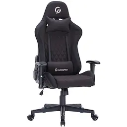 Ігрове крісло GamePro RGB Size L Fabric Black (GC700FB) - мініатюра 9