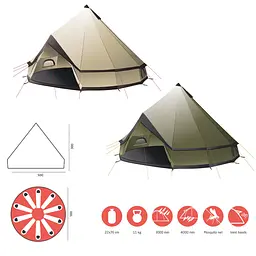 Намет Grand Canyon Indiana 10 Capulet Olive (330013) - мініатюра 4
