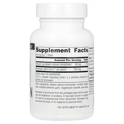 Бромелайн Bromelain 500 mg 60 таблеток Source Naturals vit0006452 - миниатюра 2