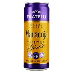 Упаковка напою винного Fratelli Maracuja Giallo 6.9% 7.92 л з/б (0.33 л х 24 шт.) - мініатюра 2