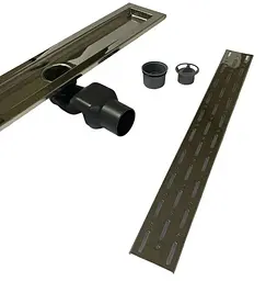 Душовий канал Maxiflow VEGA LUX 50 см решітка Дощ 4079.0Y050K.050.1 - мініатюра 3