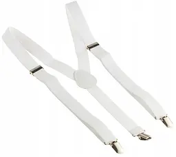 Підтяжки чоловічі для штанів Martom (BQ6A white) - мініатюра 4