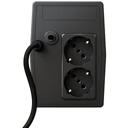 Джерело безперебійного живлення Trust Paxxon 800VA UPS 23503, 2 Outlets 1.4 м Black - мініатюра 4