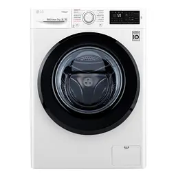 Пральна машина LG з фронтальним завантаженням F2J5HS6W, 7кг, 1200, A+++-10%, Пар, глибина 45см, Дисплей, Інвертор, Білий (F2J5HS6W) - мініатюра 2