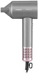 Фен Pink Touch, 1600Вт, 2 швидкості, 3темп.режими, іонізація, дифузор, магнітні насадки, сір ARDESTO teh0017575