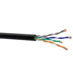 Кабель мережевий OK-Net UTP 305м cat.5e патч зовнішній (U/UTP-cat.5E-SL patch) (КГПП-ВП (100) 4 x 2 x AWG26/7)