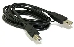 Кабель USB 2.0 AM - USB BM, 1.8 м, чорний, Extradigital (KBU1620)