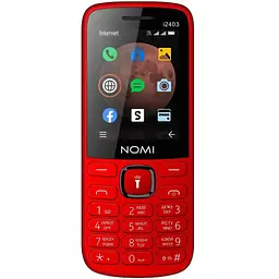 Мобільний телефон Nomi i2403 Red