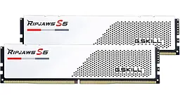 Модуль памяти G.Skill DDR5 32Gb (2x16) Ripjaws S5 5200Mhz White XMP 3.0 (F5-5200J4040A16GX2-RS5W)
