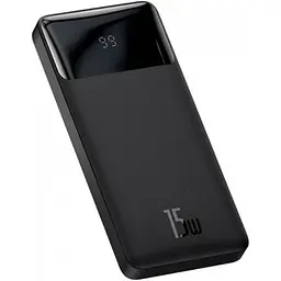 Портативний акумулятор Baseus Bipow Digital Display 10000 mAh 15W (PPDML-I01) чорний - мініатюра 10