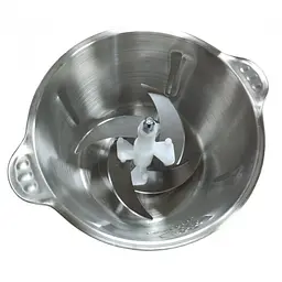 Електричний блендер-подрібнювач 2 літри металевий 1200 W Food Processor P-204 - мініатюра 7