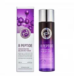 Тонер для обличчя з пептидами Premium 8 peptied Sensation Pro Toner Enough 130 мл - мініатюра 2