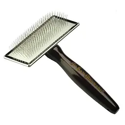 Професійна пуходерка з дерев'яною ручкою Iv San Bernard SLICKER BRUSH Mini