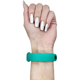 Силіконовий ремінець BeCover для Xiaomi Mi Smart Band 9 Marine-Green (711964) - мініатюра 4