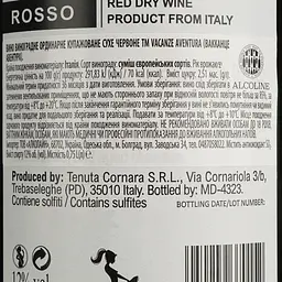 Вино Vacanze Aventura Rosso червоне сухе 0.75 л - мініатюра 4