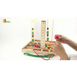 Навчальний набір Viga Toys Шнурівка Логіка (56182) - мініатюра 3