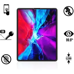 Захисне скло BeCover для Apple iPad Pro 11 2020/2021/2022 Clear (706056) - мініатюра 3