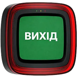 Бездротовий світлозвуковий адресний пожежний сповіщувач Ajax EN54 FireProtect (Sounder/VAD) ВИХІД Black