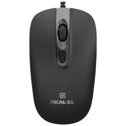 Миша REAL-EL RM-222 Black (EL123200040)