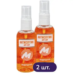 Набір засіб дезінфекційний Manorm Amber 2 шт. x 50 мл