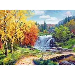 Алмазна мозаїка "Go to art" /189799/ "Восени" 21*25см на картоні 5D