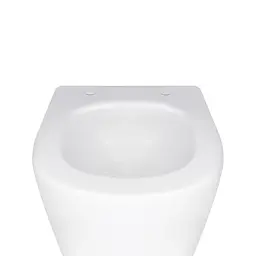Унітаз підвісний Qtap Swan безободковий Ultra Quiet з сидінням Soft-close QT16335179W, Білий - мініатюра 6