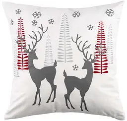 Подушка декор. Christmas Deer 45х45см 100% поліестер білий ARDESTO pbe0050423