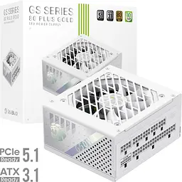 Блок живлення GameMax GS 650G 650W SFX 80+ Gold White (GS 650G WH V25) - мініатюра 7