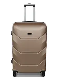 Валіза велика L Madisson Snowball 32303 пластикова 105л Шампань - мініатюра 2