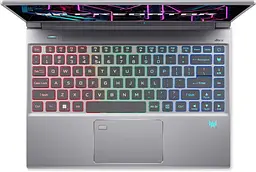 Ноутбук Acer Predator Triton 14 PT14-51 14' WQXGA miniLED, Intel i7-13700H, 32GB, F1TB, NVD4070-8, Lin, сріблястий (NH.QLQEU.003) - мініатюра 4