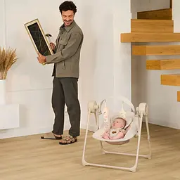 Крісло-гойдалка Kinderkraft Swingee Grey (KBSWIN00GRY0000) - мініатюра 9