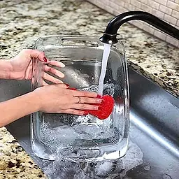 Губка мочалка прихватка для посуду силіконова Better Sponge 4 в 1 Сірий 88166 - мініатюра 9
