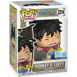 Ігрова фігурка Funko POP! серії Великий куш - Луффі з прапором (91970) - мініатюра 2