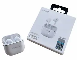Бездротові навушники TWS Veron E38 Airy Bluetooth 5.3 White (2104618868) - мініатюра 5