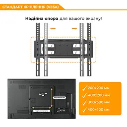 Кронштейн для телевізора ITech PTRB44 - мініатюра 5