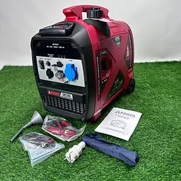 Інверторний бензиновий генератор iPower SM2300I (1.8/2.3 кВт) з дисплеєм, колесами та ручкою - мініатюра 9
