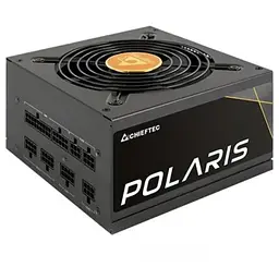 Блок живлення 650 Вт, Chieftec POLARIS, Black, модульний, 80+ Gold, Active PFC, 12 см, 3xMolex/6xSATA/4x6+2-pin/1x20+4-pin/2x4+4-pin, захист AFC/OCP/OPP/OTP/OVP/SCP/SCP. (PPS-650FC)